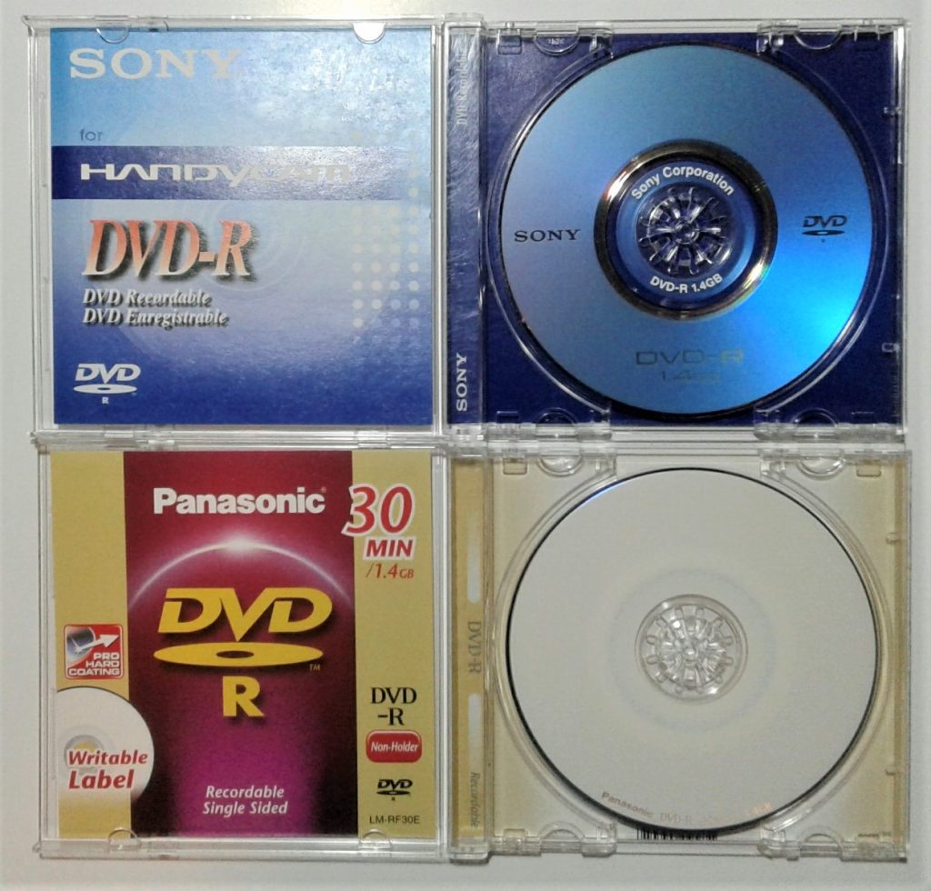 Mini DVD-RW 1.4 GB Panasonic brand