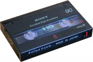 Hi8 tape / Digital 8 Cassette Sony brand 90 minute