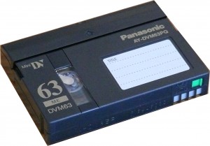 Mini DV video cassette DVM63 Panasonic brand