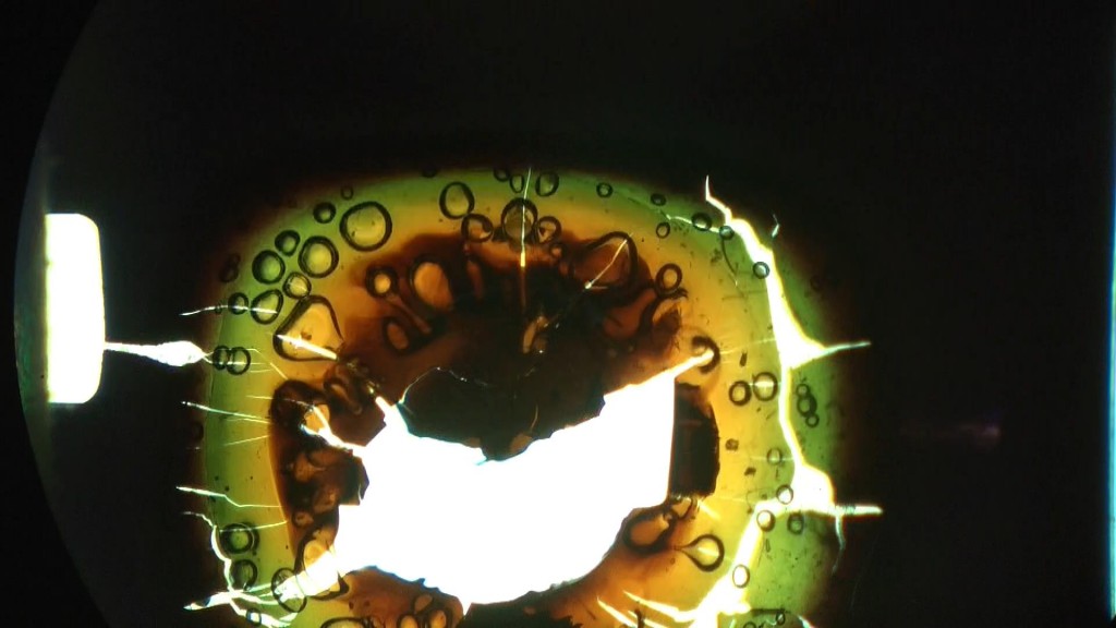 Burned 8mm film