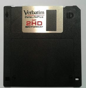 Floppy Disc 1.4mb black verbatim brand