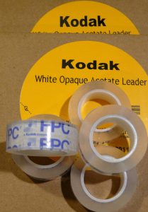 Kodak acetate leaders and splicing tapes