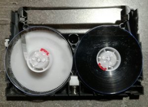 8mm tape after a clean mould removed from reels