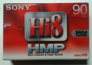 Sony Hi8 video tape in original packaging