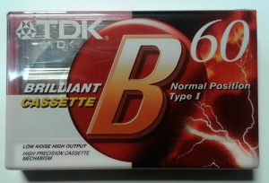 TDK Audio Tape B60 in original packaging