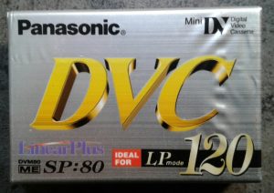 Panasonic DVM80 mini dv cassette in original packaging
