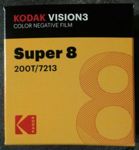 Kodak Super 8 200T/7213 in original packaging yellow