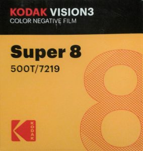 Kodak 500T vision 3 color negative Super 8 film