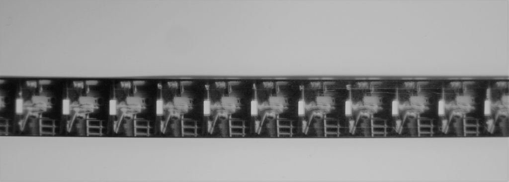 9.5mm film from a Pathescope film reel