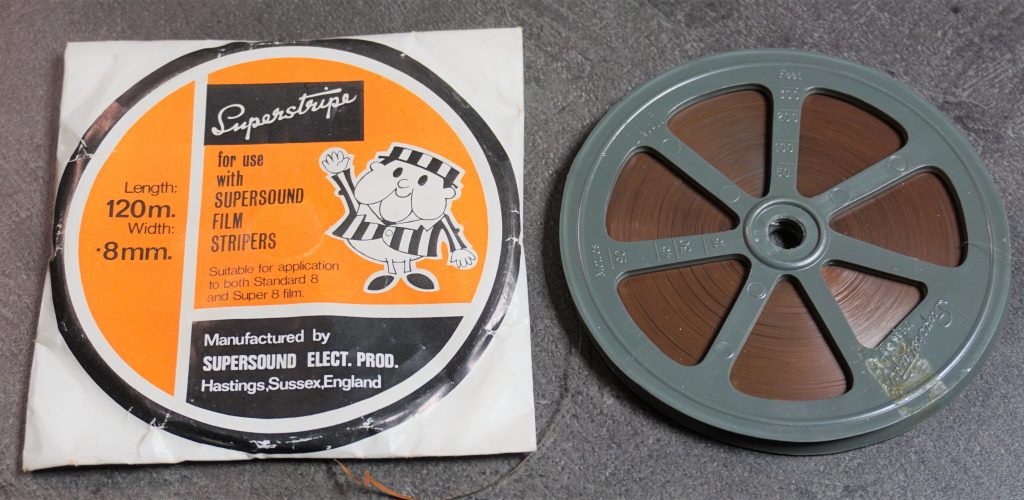 Superstripe Sound Tape for stricping Super 8 film
