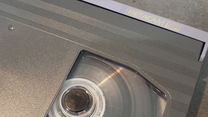 Betacam SP after cleaning