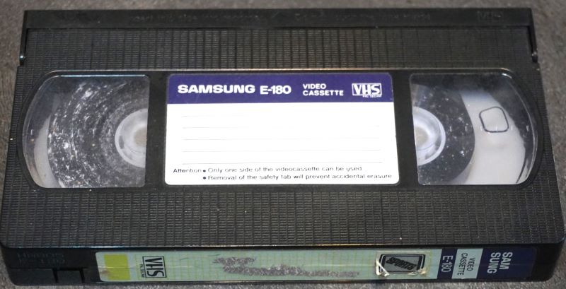 Dirty VHS tape